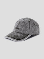 Denim Logo Ball Cap Grey