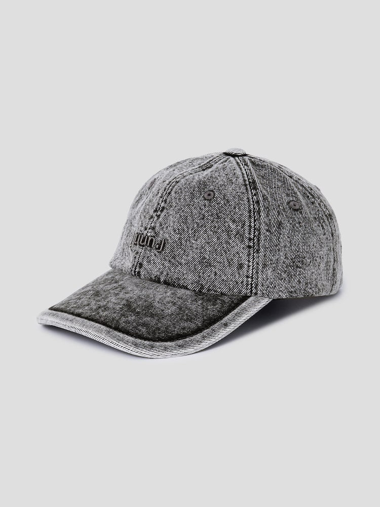 Denim Logo Ball Cap Grey