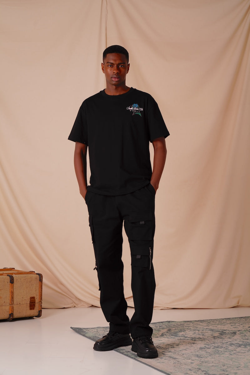 T Shirt Elevated Thistle Graphic 25626 Blac