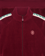 La Veste Survetement Velours Wine