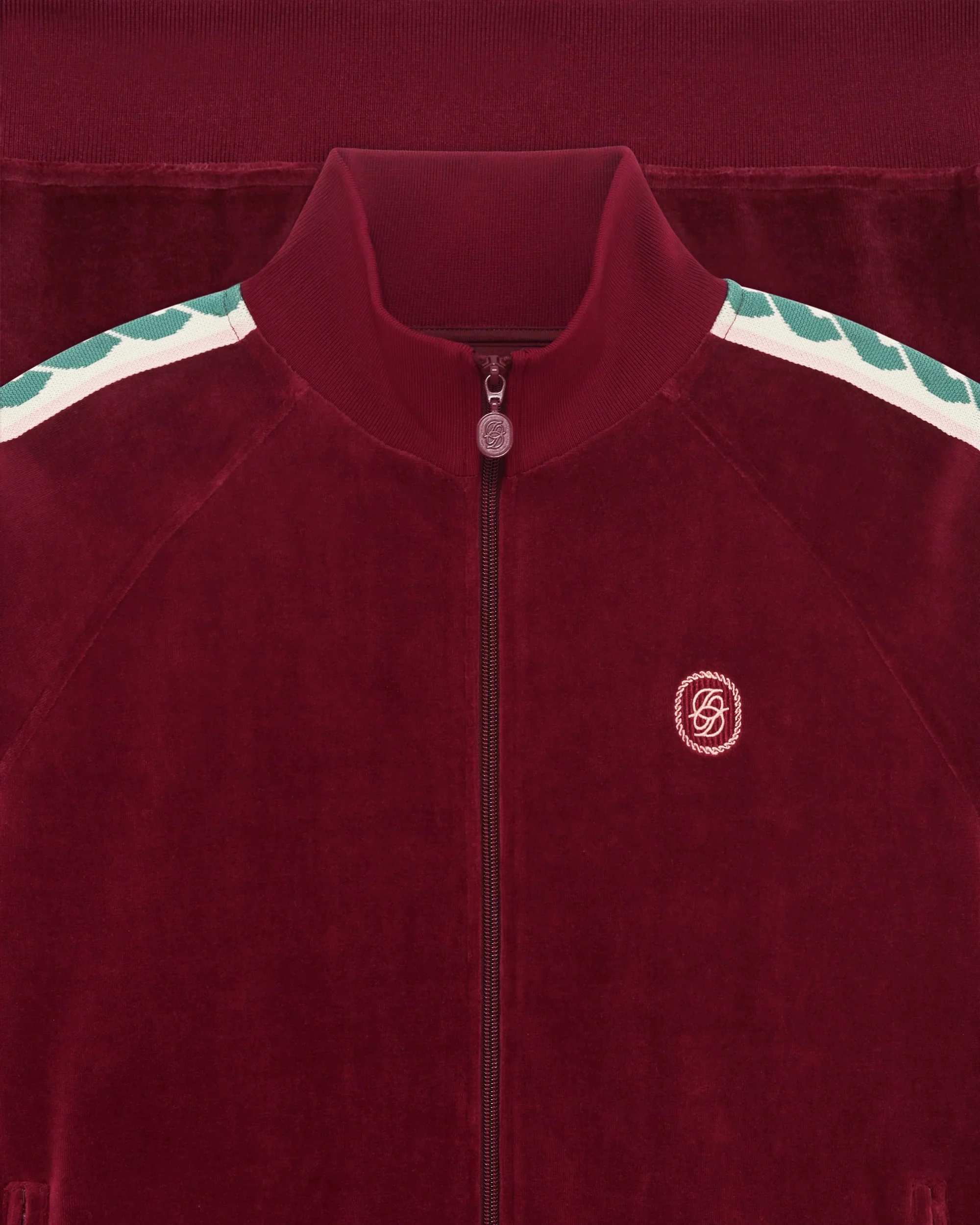 La Veste Survetement Velours Wine