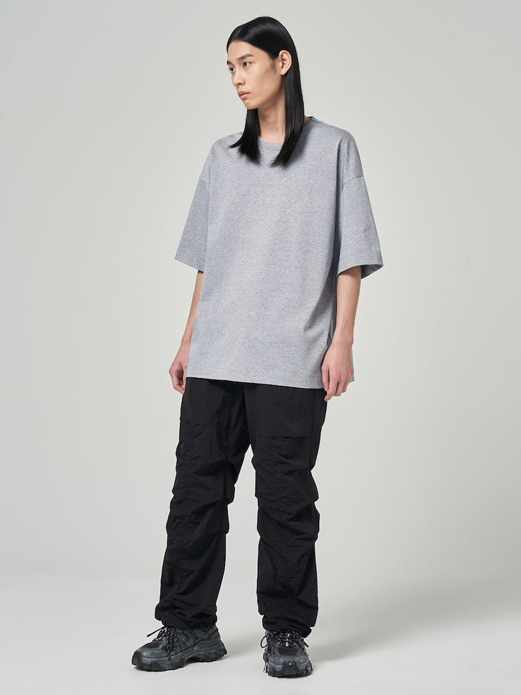 Semi Over Fit Graphic T Shirts Grey