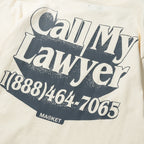 Call My Lawyer 3D T Shirt Butter Cream