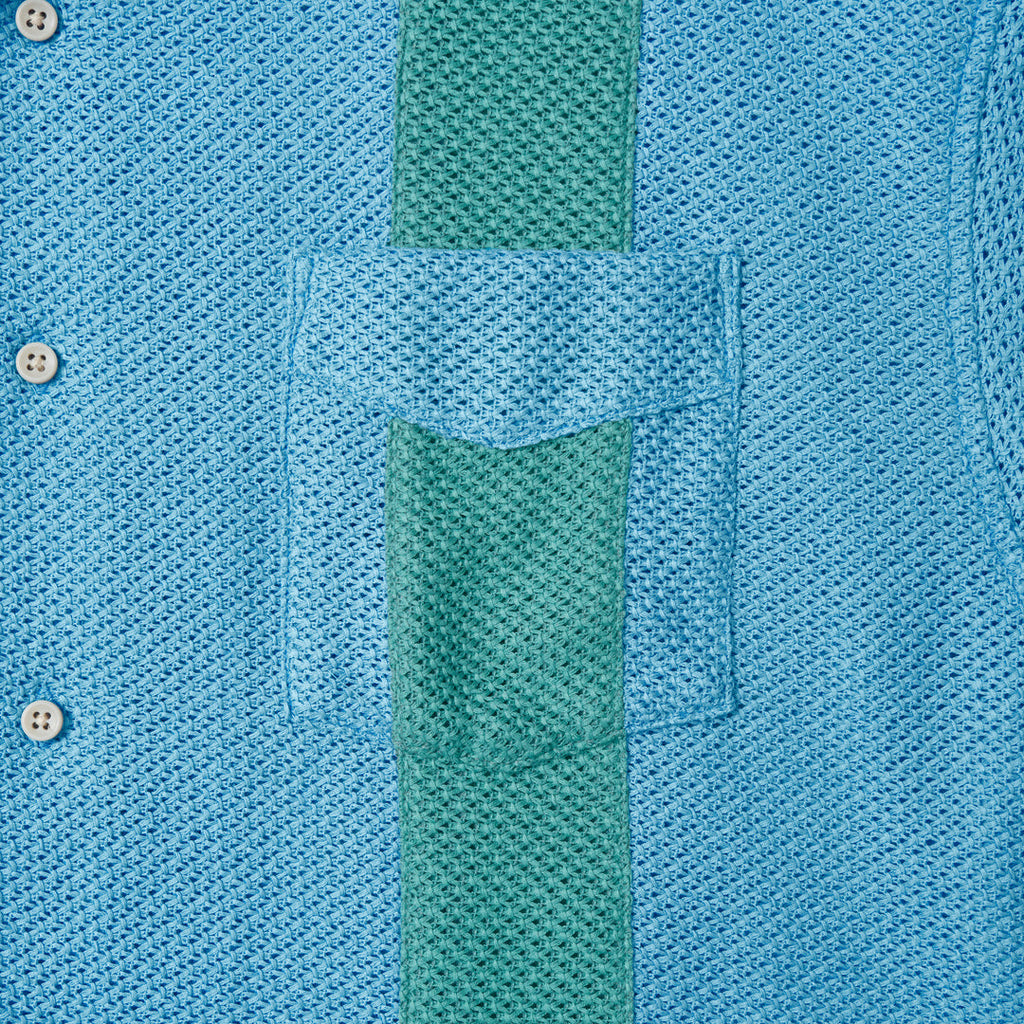 Mafia Series Summer Mesh Shirt Blue X Tiffany