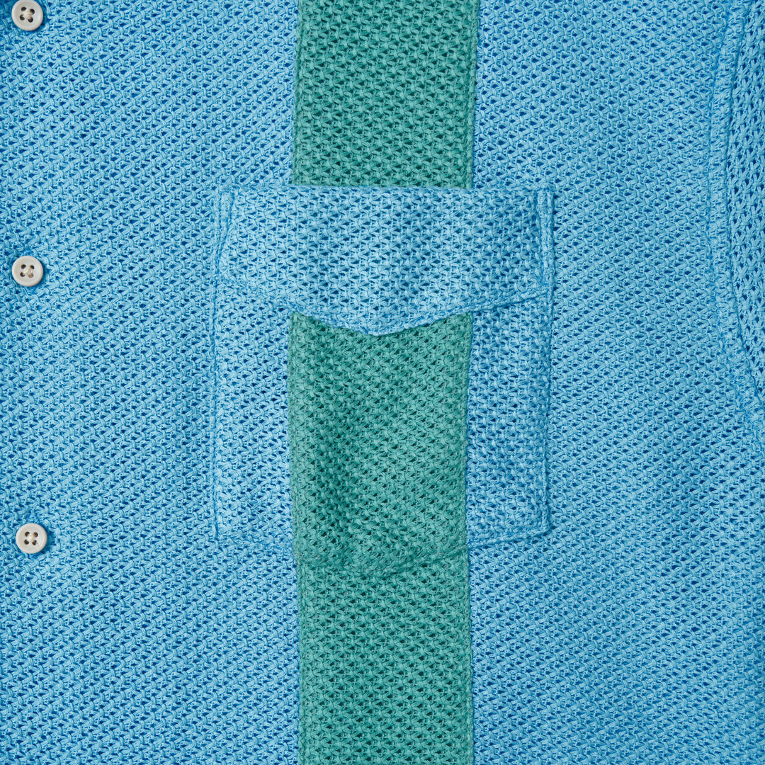 Mafia Series Summer Mesh Shirt Blue X Tiffany