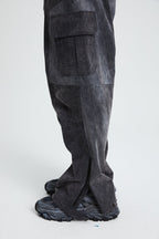 Cotton Cargo Pants Grey