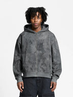 Deliria Zip Hoodie Black