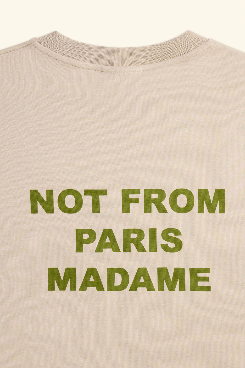 Le Tshirt Slogan ML Taupe