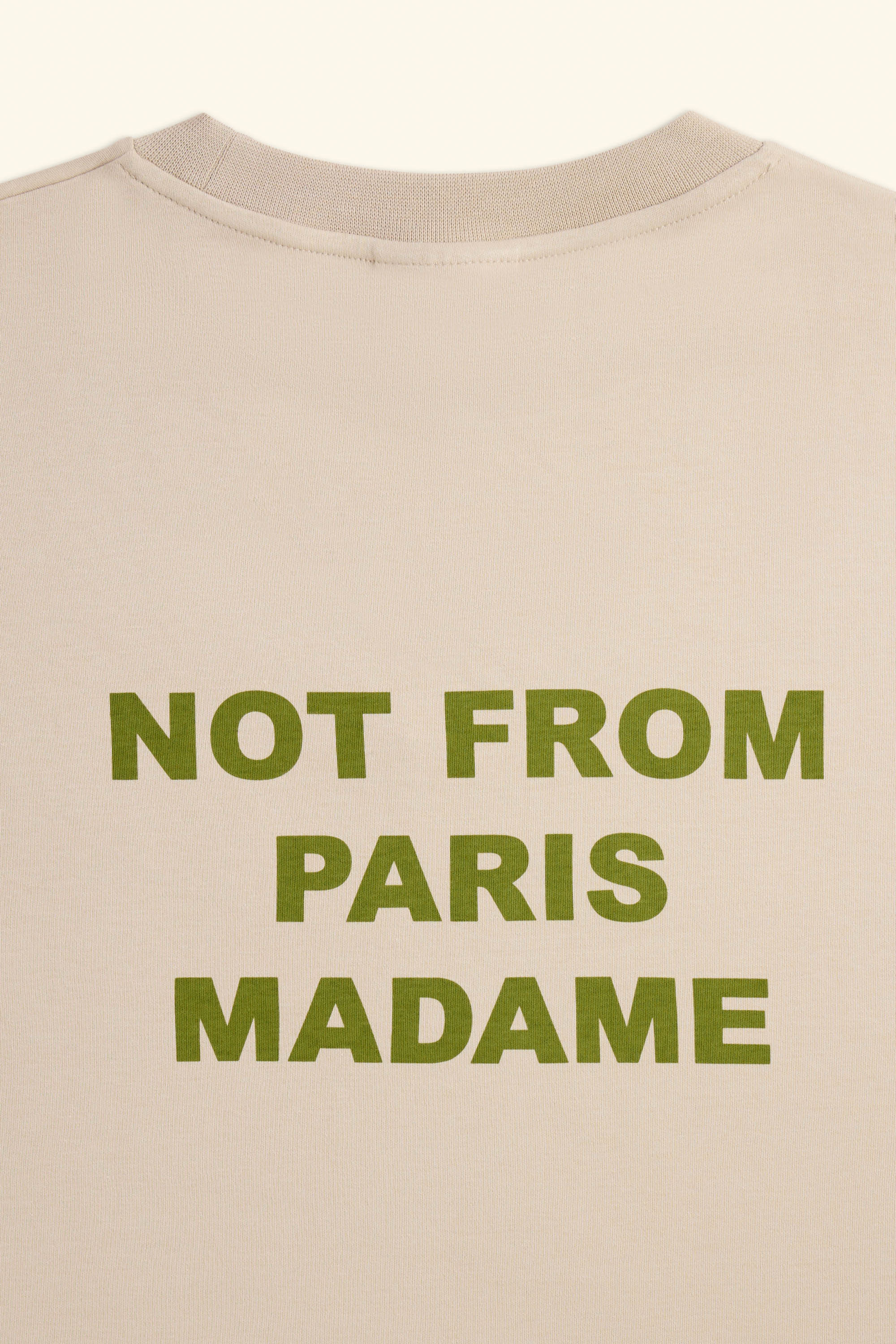 Le Tshirt Slogan ML Taupe