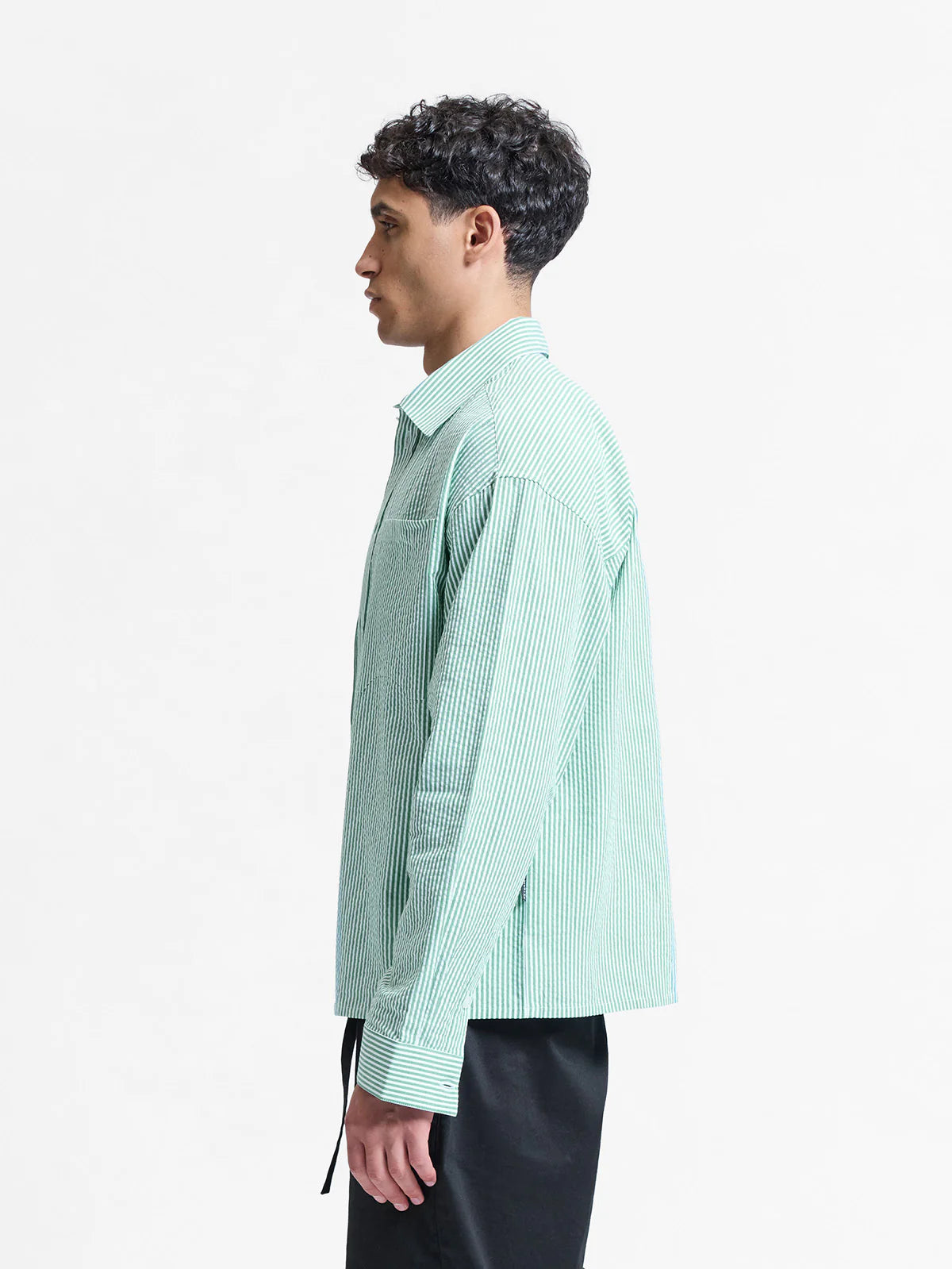 Signe Shirt Green Striped