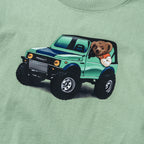 4X4 Bear T Shirt Basil