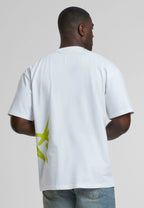 Woven Signature Kani Tag Tee White Lime