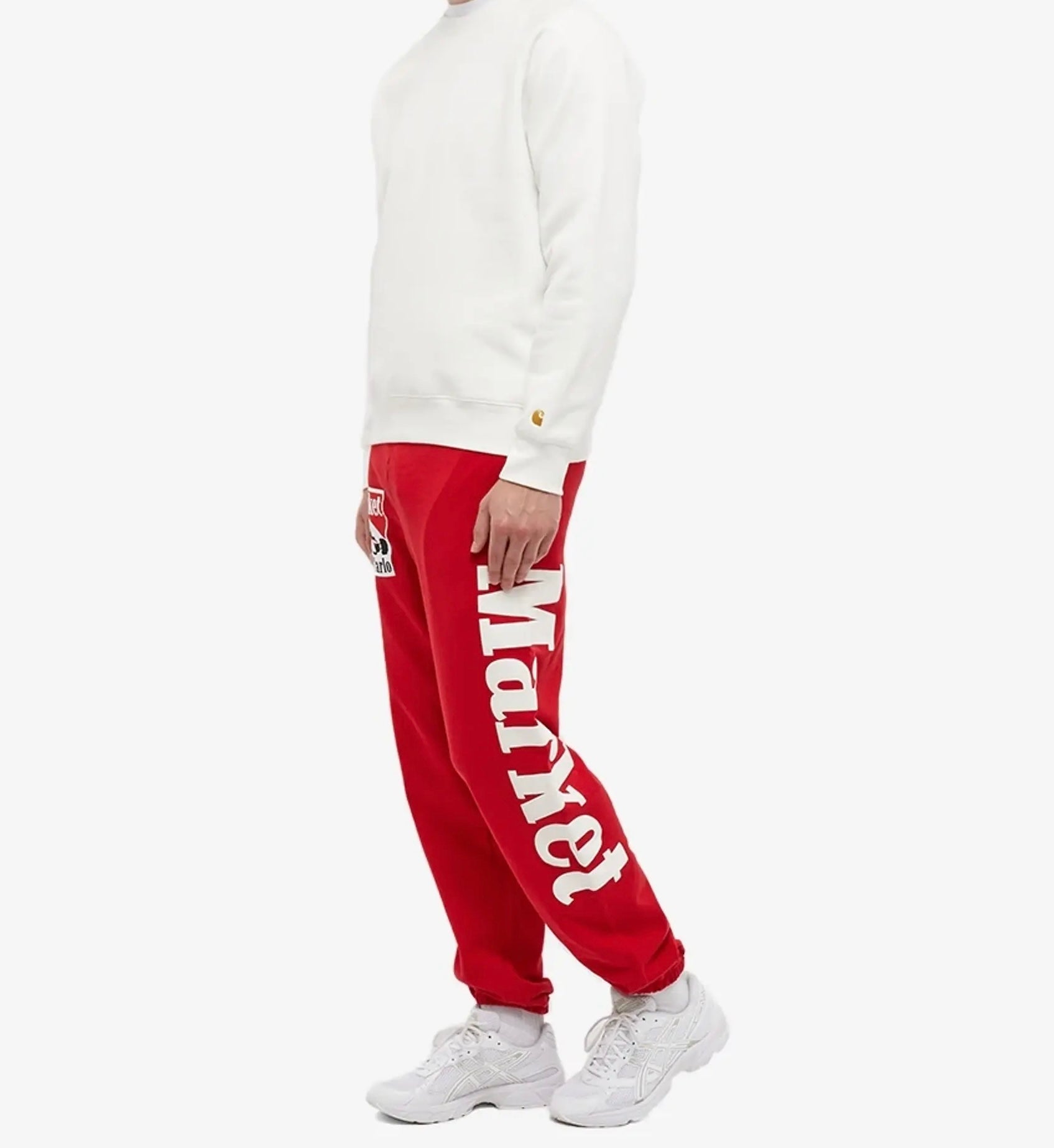 Market Racing Logo Sweatpants red