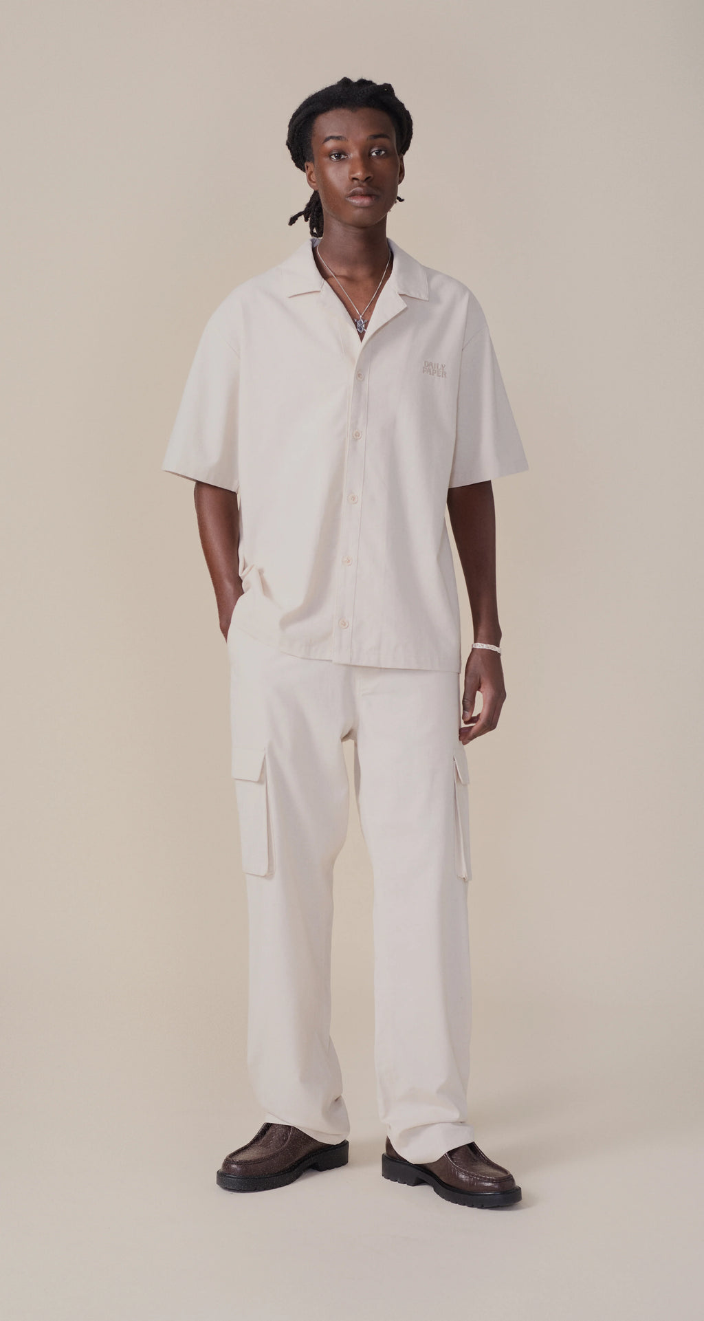 Linen Ss Shirt Beige