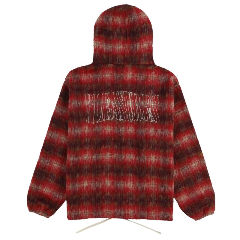 NAMELESS PONCHO HOODIE RED