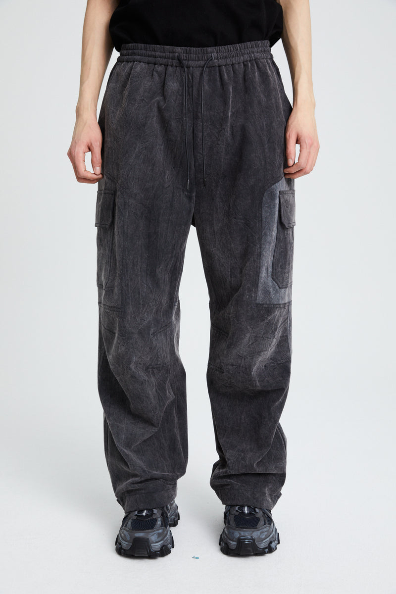 Cotton Cargo Pants Grey