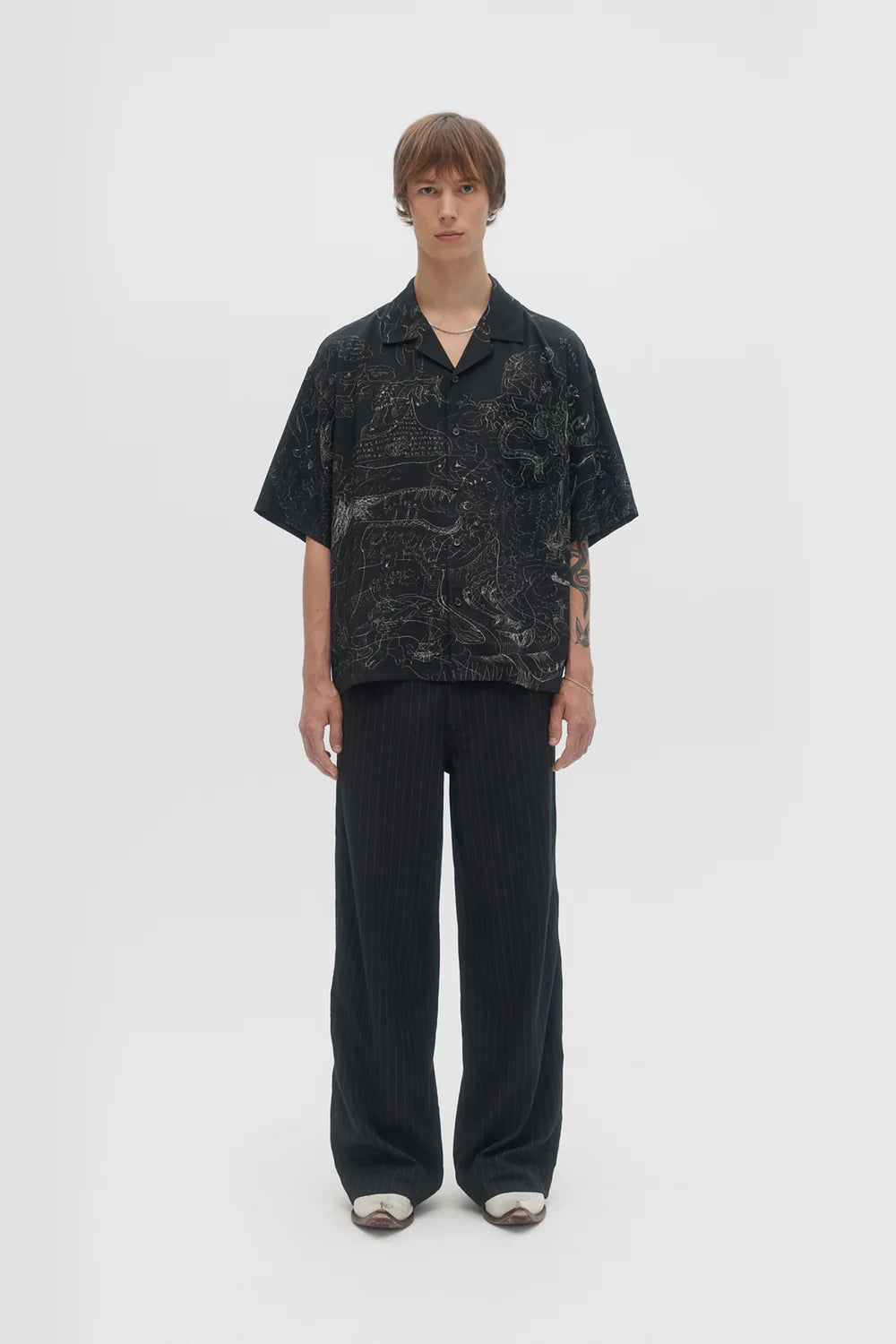 Utopia Camp Collar Shirt Black