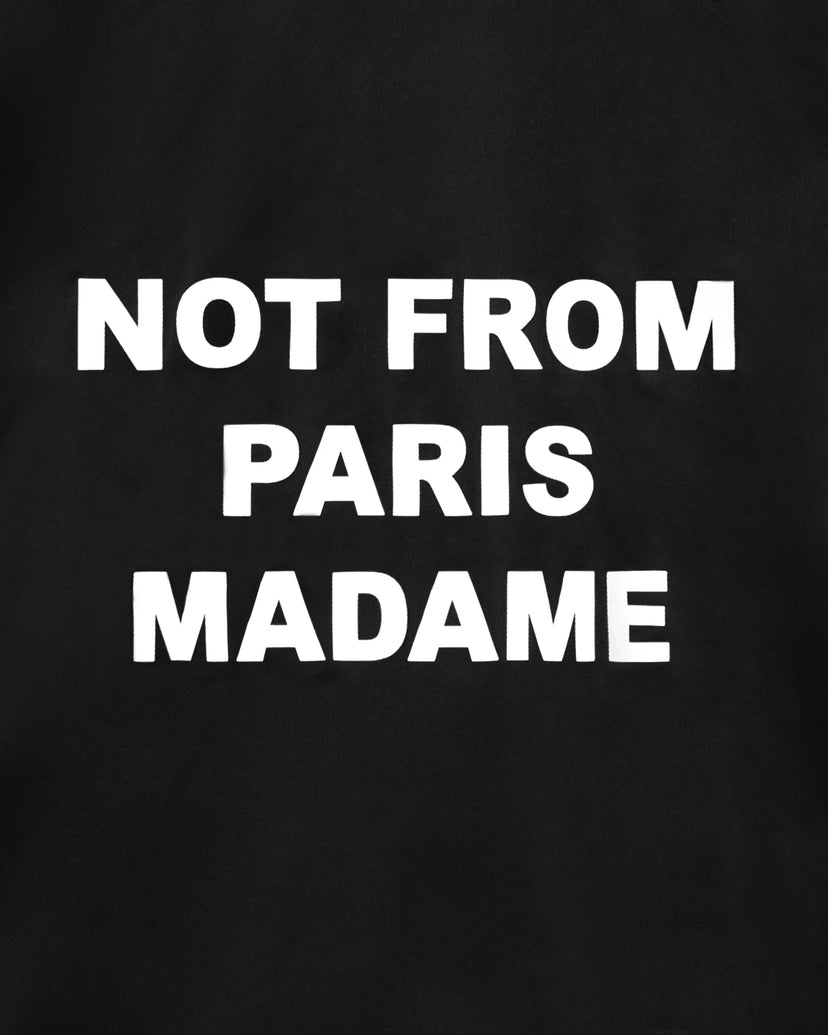 La Veste Slogan Black