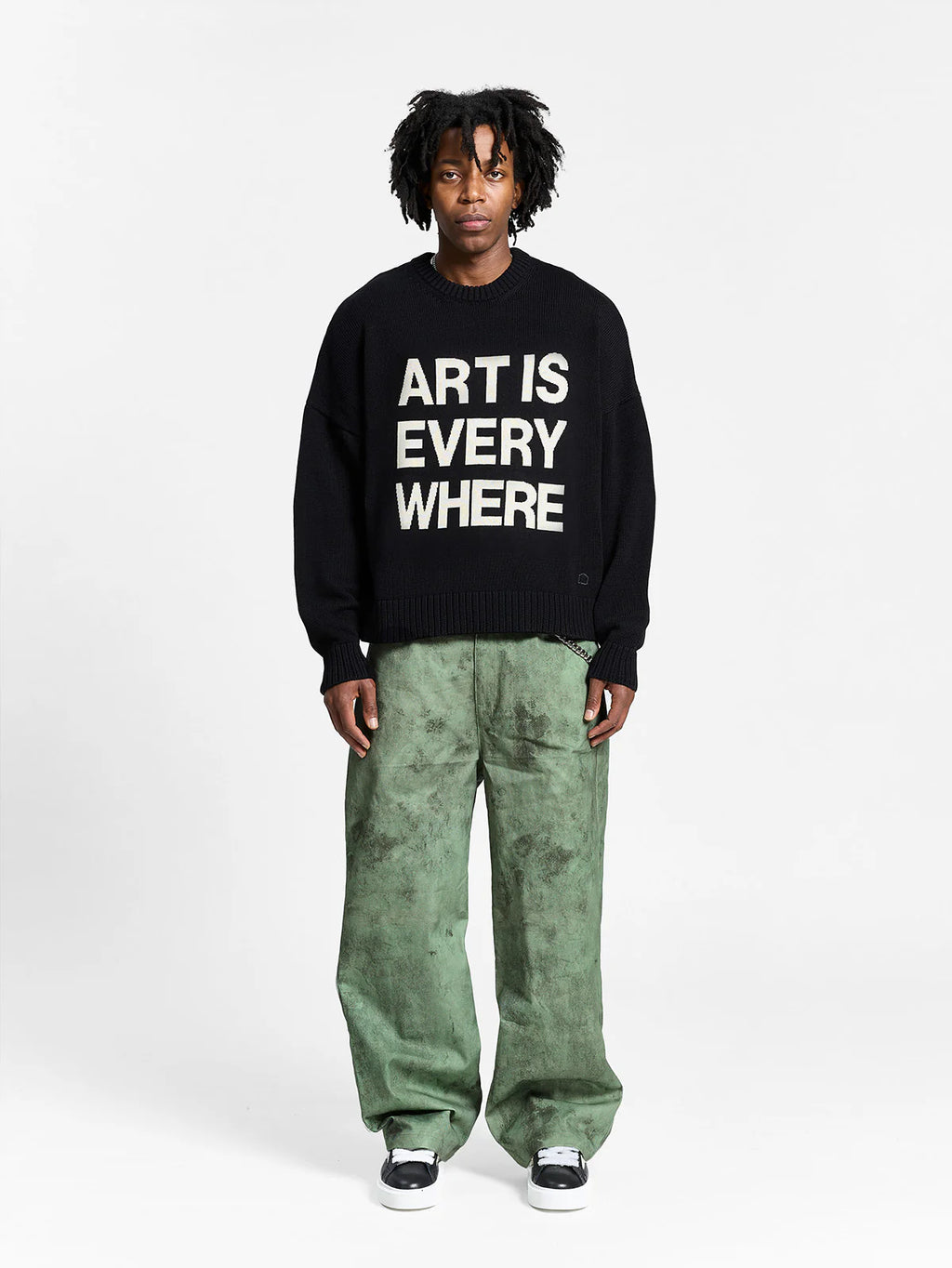 Deliria Knit Sweater Black