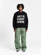 Deliria Knit Sweater Black