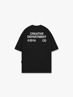 Creative Dept Logo Tshirt  Black