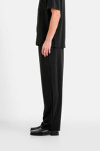 Pants Resort Crepe Fabric 12748 Blac