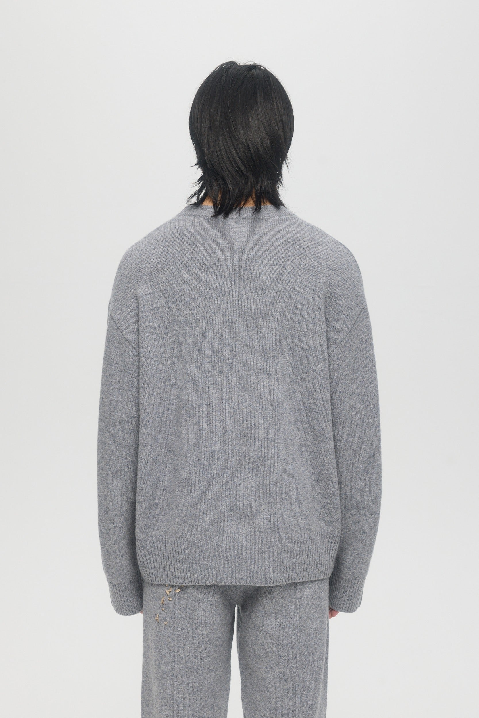Office Knit Crewneck Grey