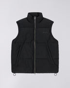 Detachable Sleeves Puffer black unwashed