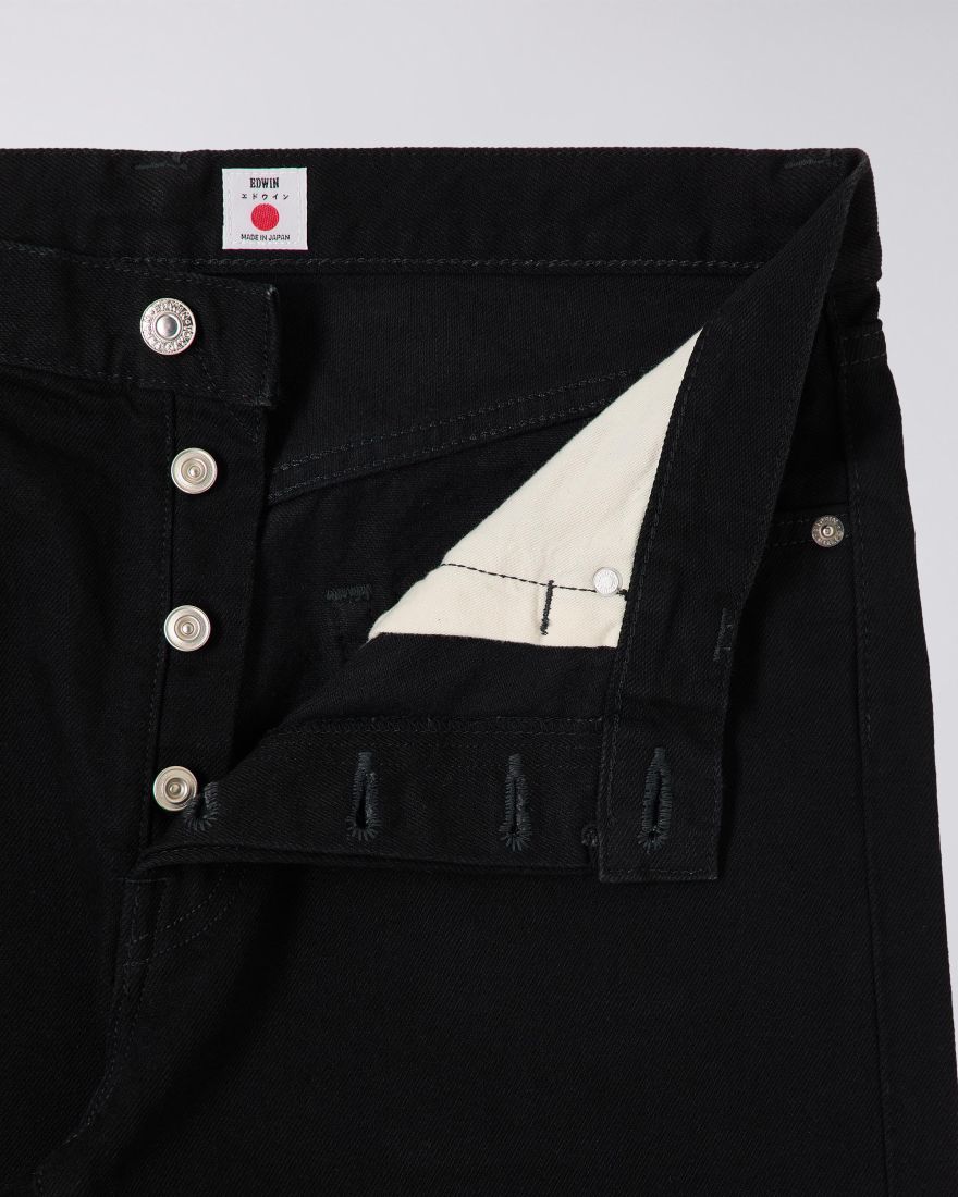 Slim Tapered black unwashed