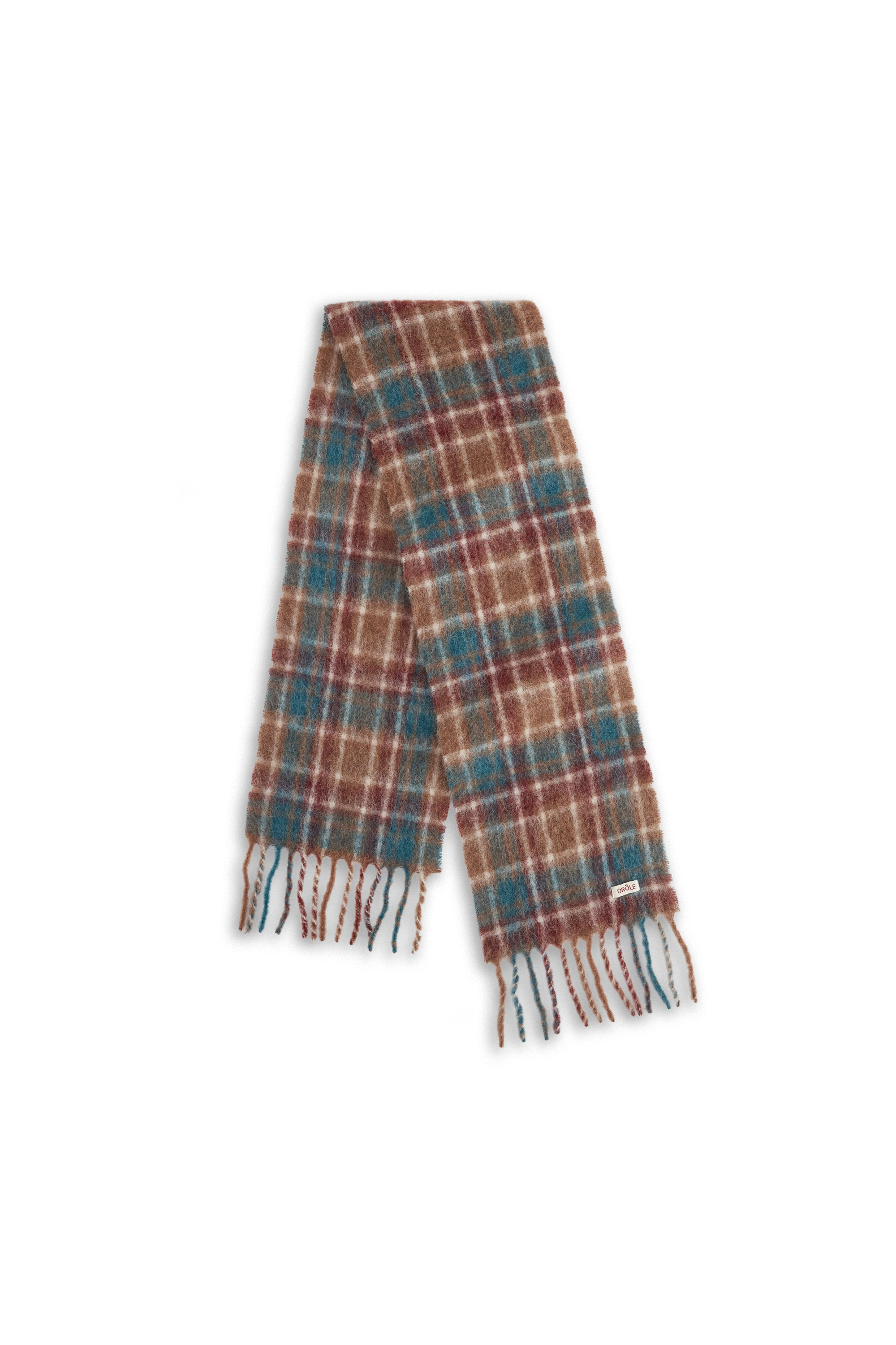 Le Charpe Carreaux Brown