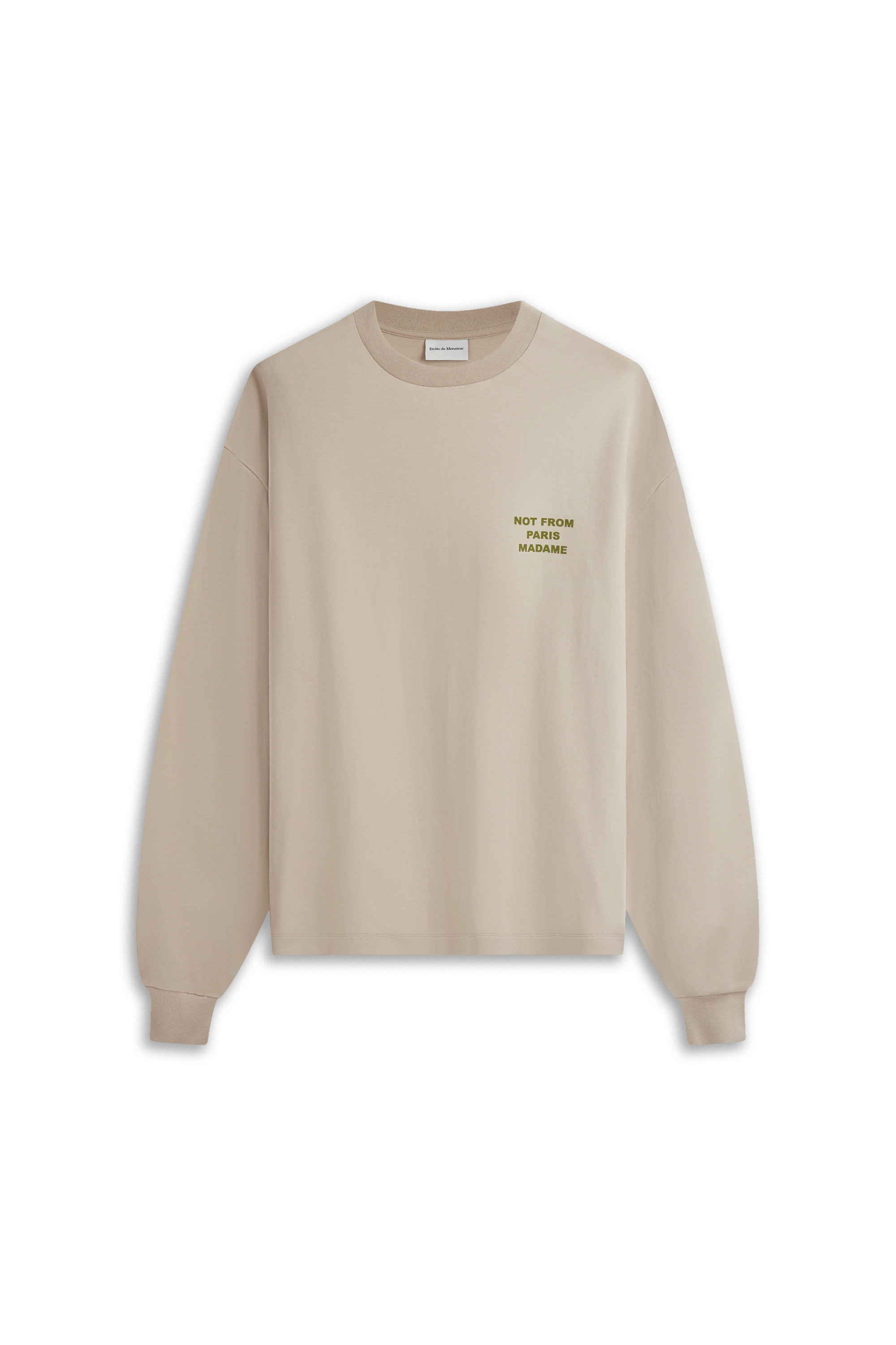 Le Tshirt Slogan ML Taupe