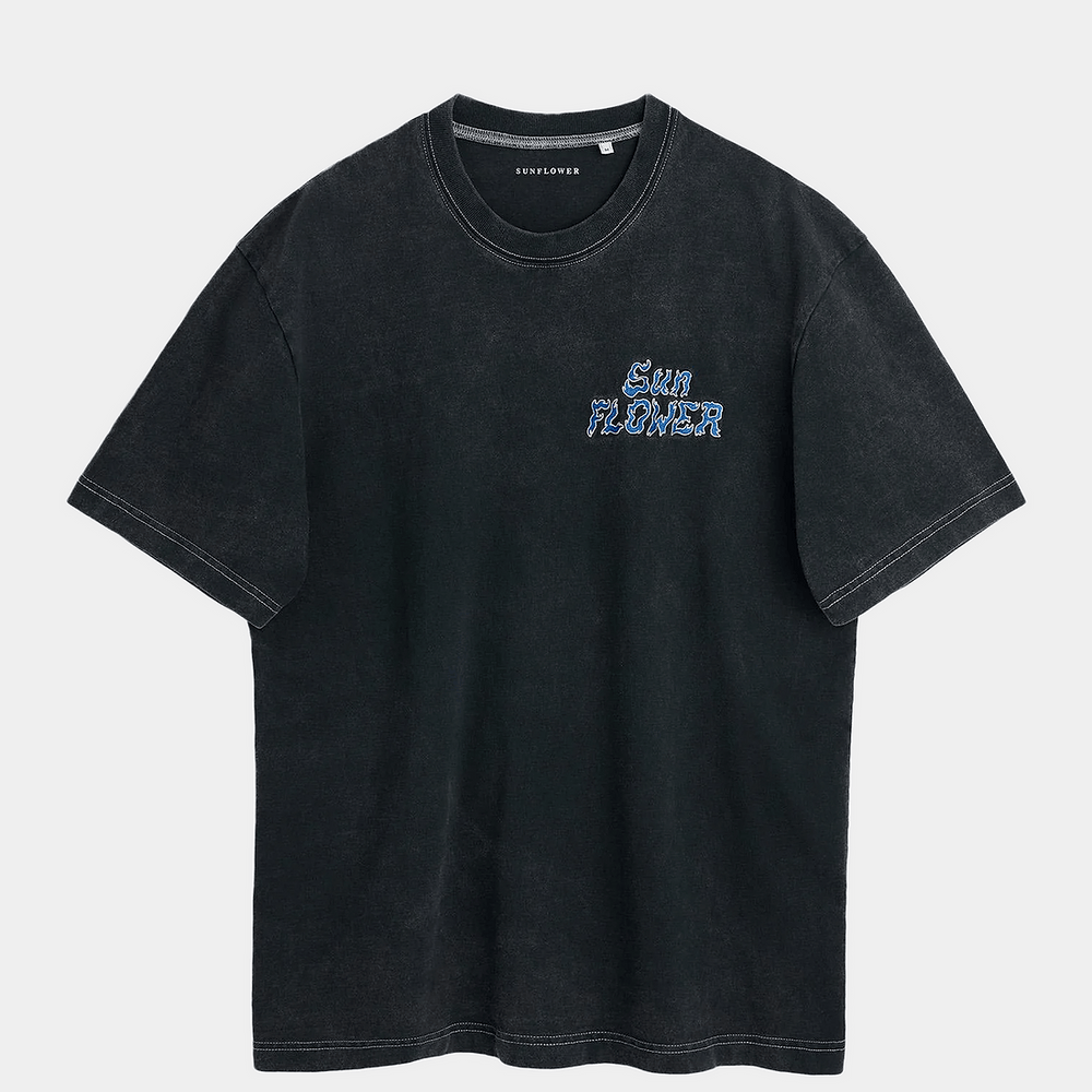 Washed Tee Ss Black