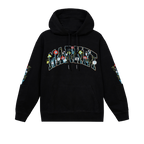 Bouquet Pullover Hoodie Washed Black