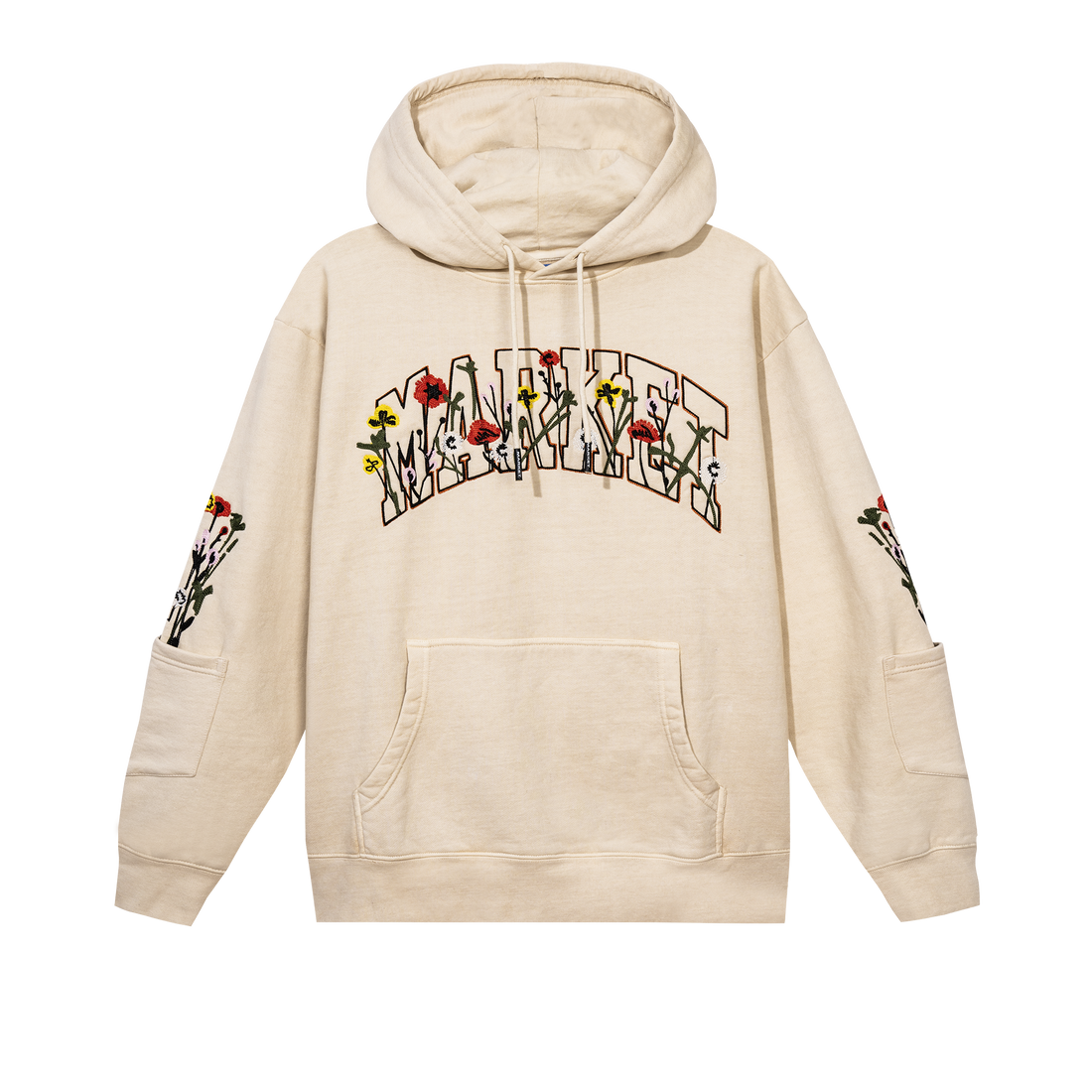 Bouquet Pullover Hoodie Ecru