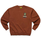 Gone Camping Washed Crew Sweatshirt washed brown