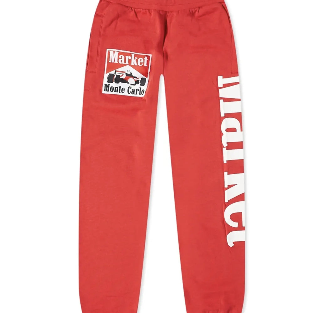 Market Racing Logo Sweatpants red