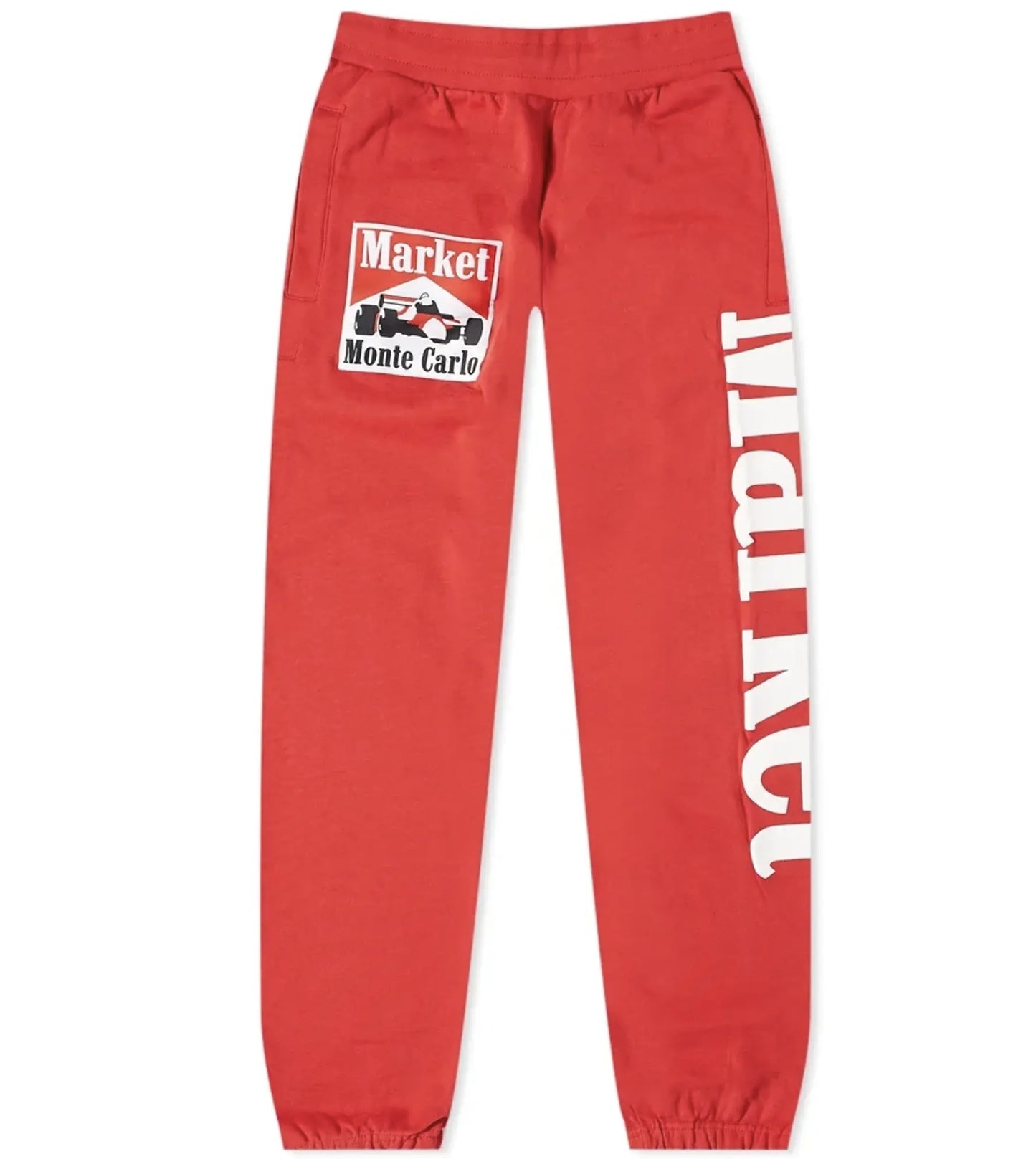 Market Racing Logo Sweatpants red