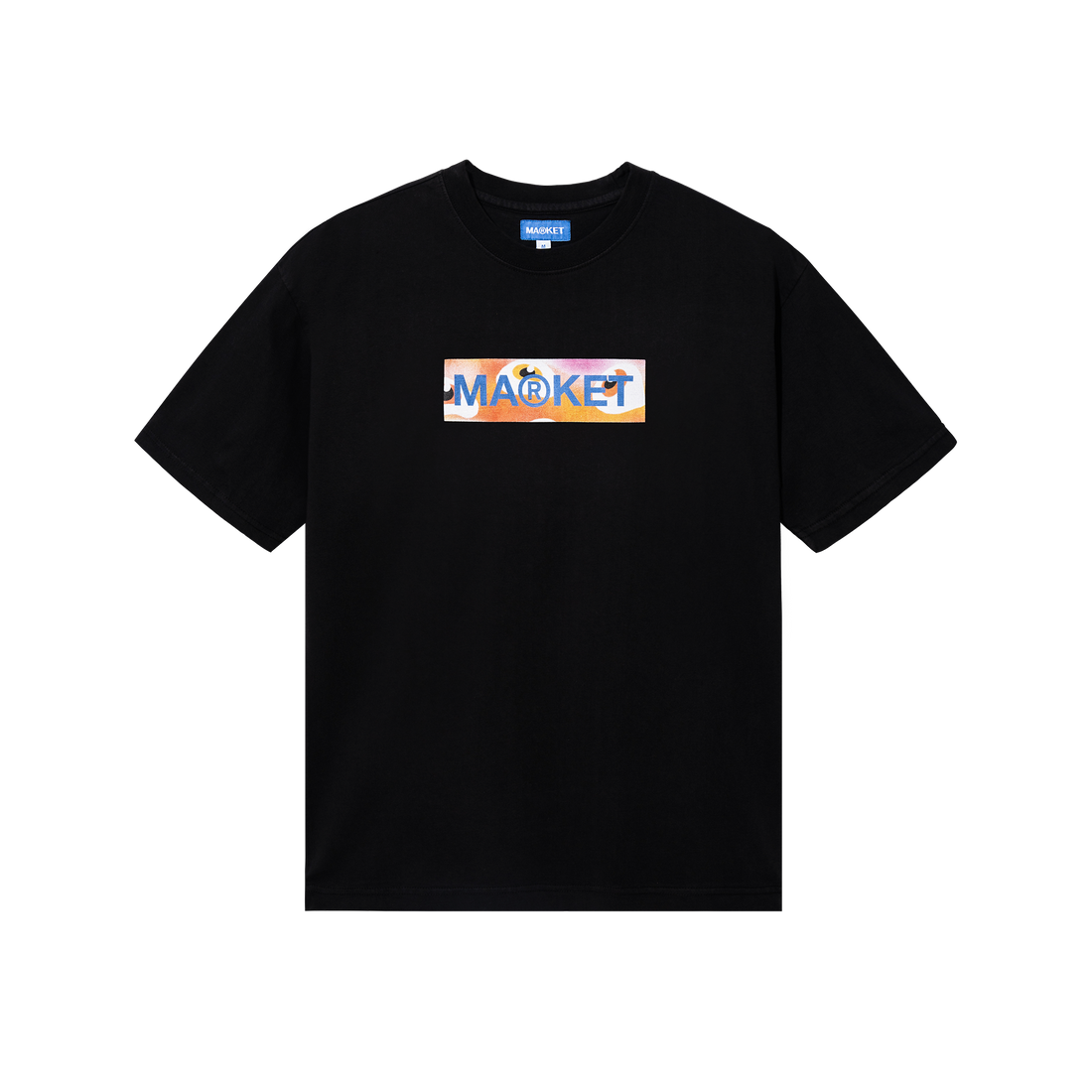 Market Bar Logo T Shirt Black