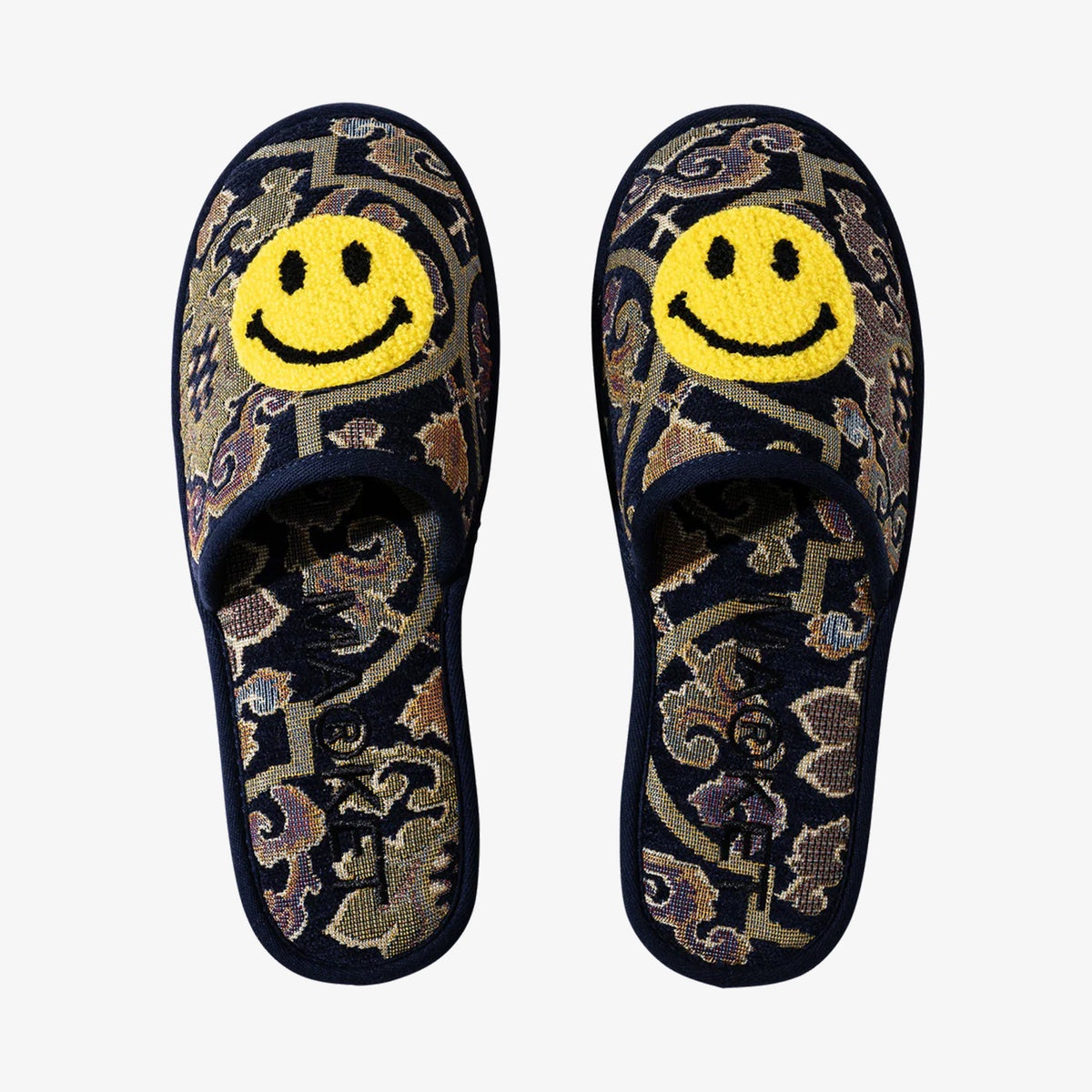 Smiley Upside Down Hotel Slippers