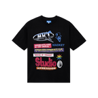 Tour Van T Shirt Washed Black