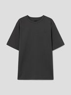 Loose Fit Graphic Embroidered T Shirts Grey