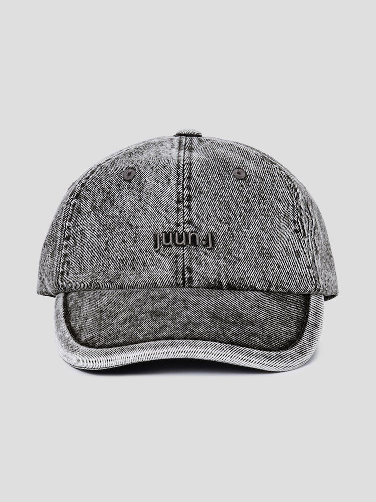 Denim Logo Ball Cap Grey