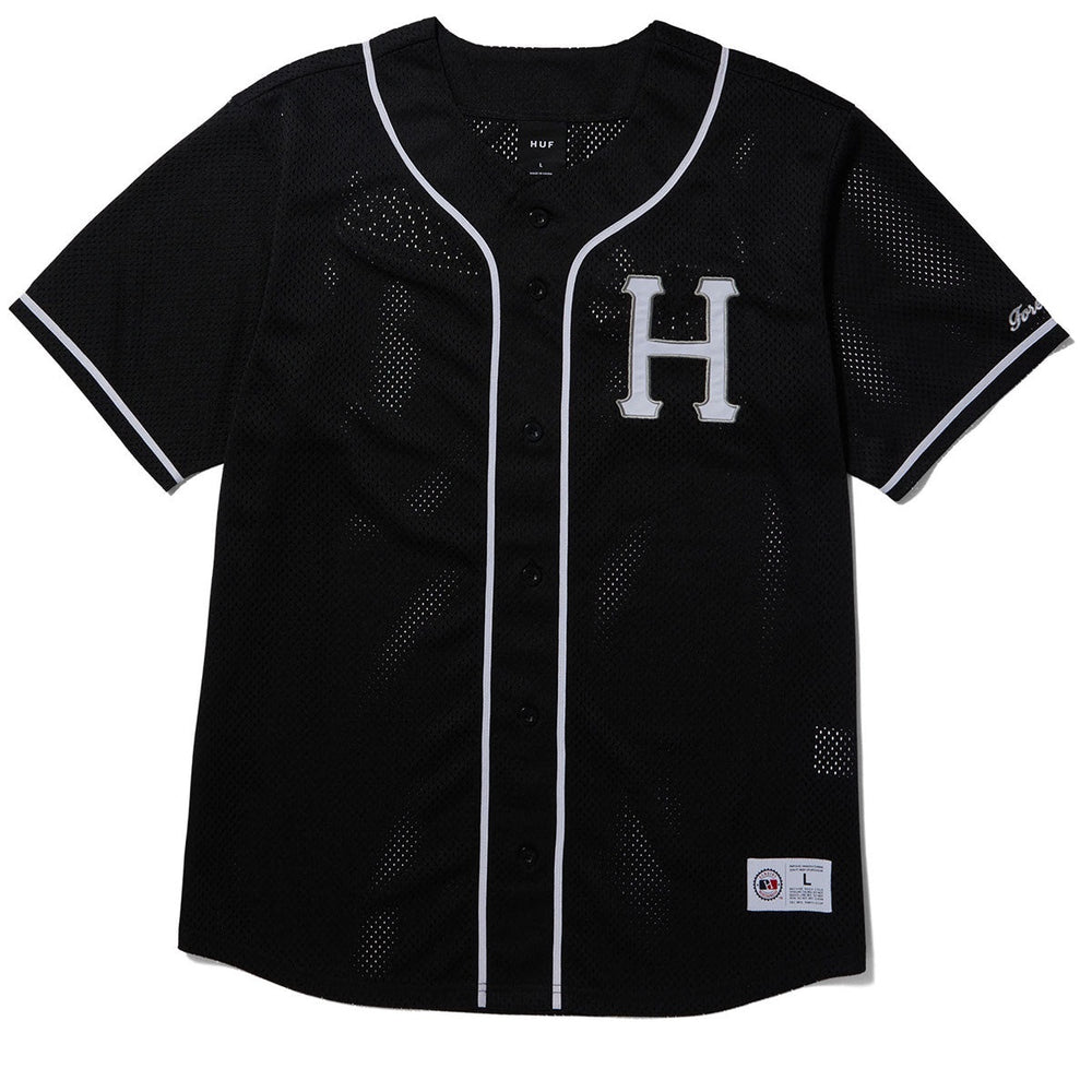 Crackerjack Baseball Jersey Black