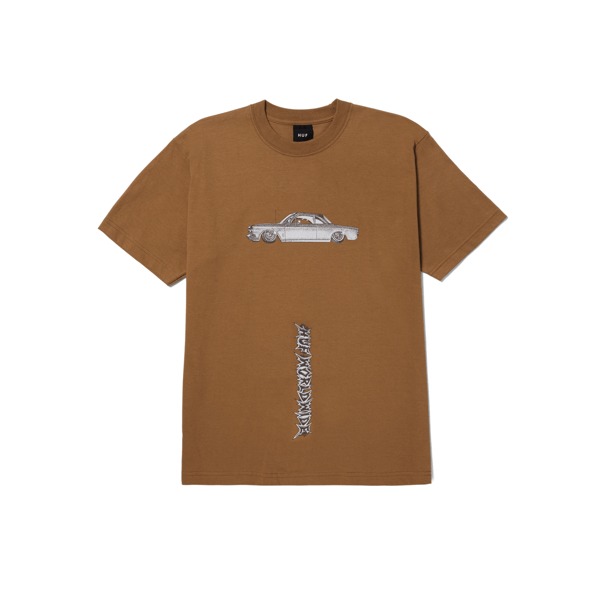 Huf Car Club S S Tee Camel