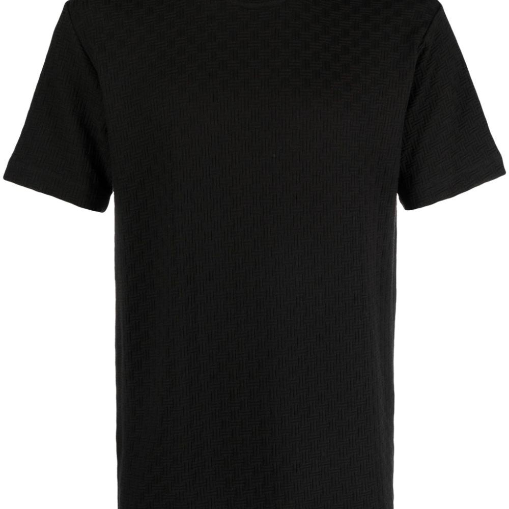 Jacquard Tee Black