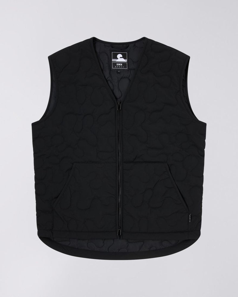 Camper Vest Black Unwashed