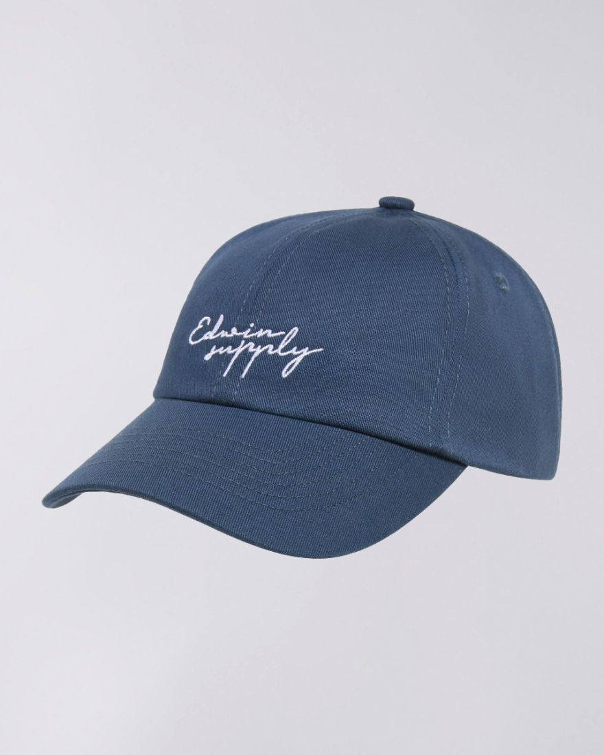 Edwin Supply Cap Blue Unwashed