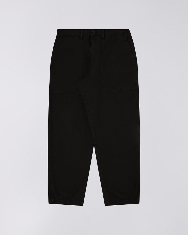 Labour Dart Pant Back Sateen Black enzyme washed