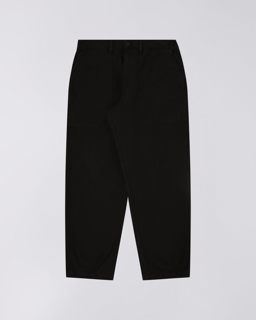 Labour Dart Pant Back Sateen Black enzyme washed