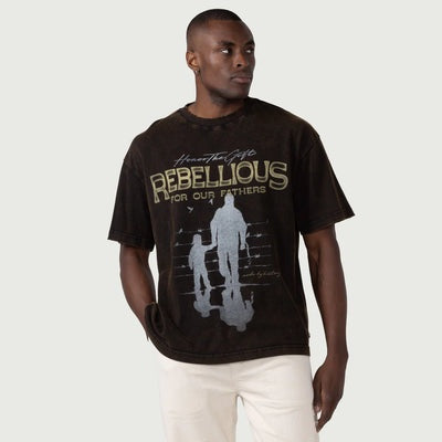 Rebellious For Our Fathers Ss Tee Black